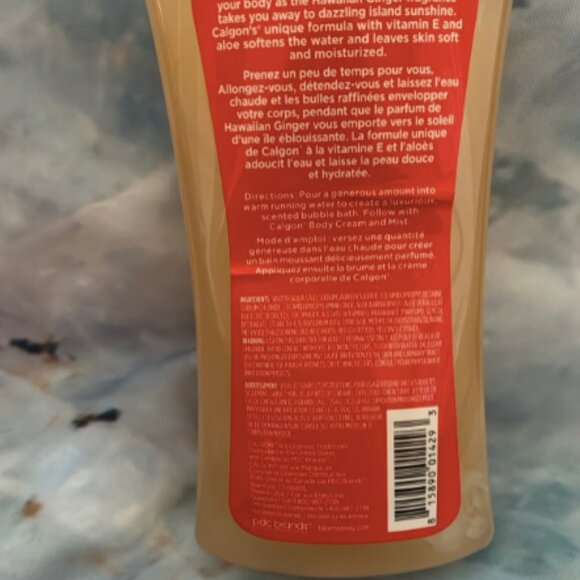 Calgon Take Me Away! Skin Silkening Bubble Bath Hawaiian Ginger 30 fl Oz - Picture 5 of 5
